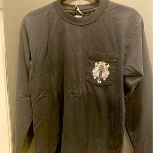 Vintage Chrome Hearts t shirt, black long sleeve medium, no holes. Some fading.